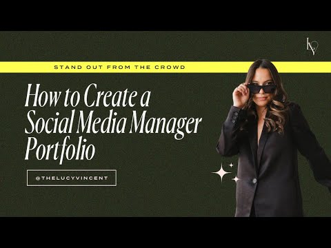 How to Create a Social Media Manager Portfolio [Video]