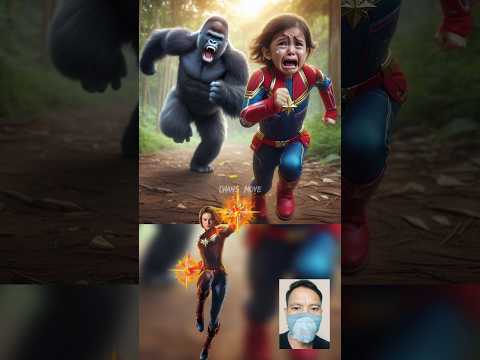 cute little superhero being chased a gorilla💥AII Characters marvel & dc [Video]