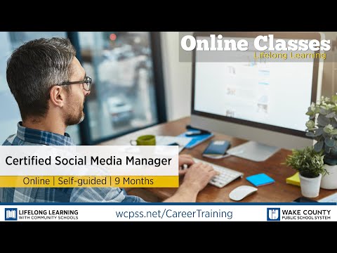 Career Training Certificate – Certified Social Media Manager [Video]