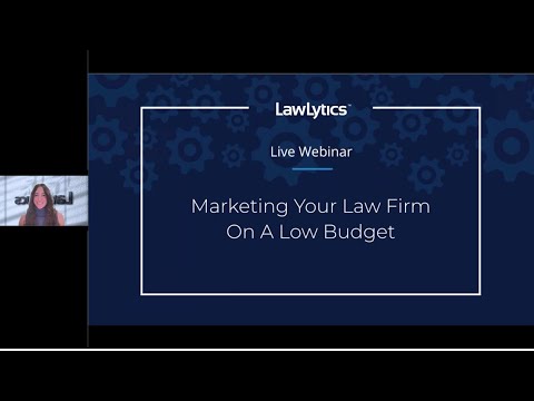 Marketing Your Firm On A Low Budget [Video]