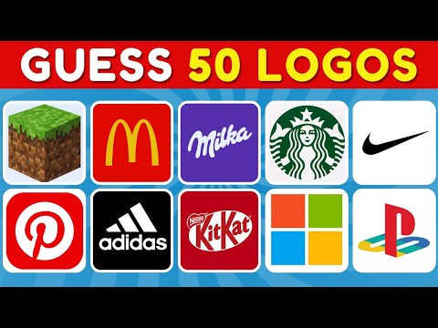 Guess The Logo in 5 Seconds | 50 Famous Logos | Logo Quiz [Video]