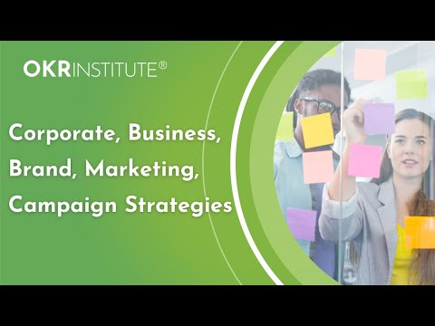 Corporate, Business, Brand, Marketing, and Campaign Strategies [Video]