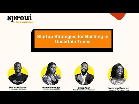 Sprout By BL @Thebarinaadalegal was Enlightening: Credible Startup Strategies for Uncertain Times [Video]