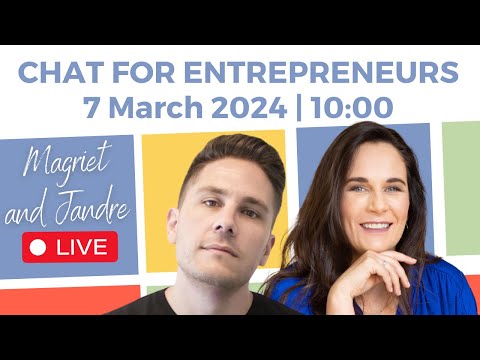🚀 Social Media Tips for Entrepreneurs – LIVE CHAT – Magriet & Jandre! [Video]