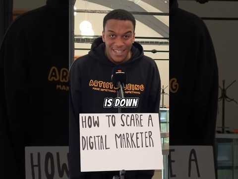 😱 How to scare a digital marketer [Video]