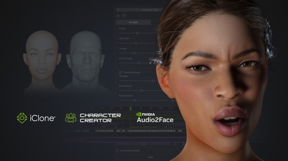 Audio to Animation AI-Integration Now Available in iClone with Audio2Face [Video]