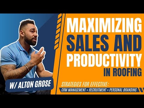 Roofing Sales Boost: Effective CRM, Recruitment & Branding Strategies [Video]