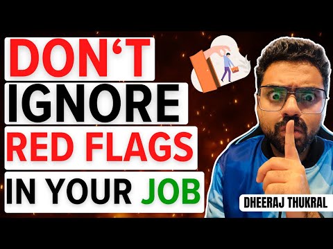 Joining your FIRST Digital Marketing Job? Watch out for these RED FLAGS! and save your CAREER! [Video]