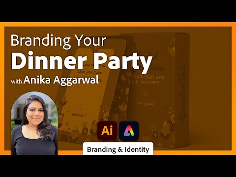Design Custom Branding for Dinner Parties in Illustrator and Adobe Express with Anika Aggarwal [Video]