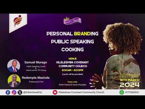 PERSONAL BRANDING, PUBLIC SPEAKING and COOKING [Video]