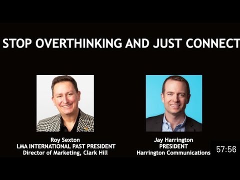 All the World’s YOUR Stage … Stop overthinking and just connect with Jay Harrington [Video]