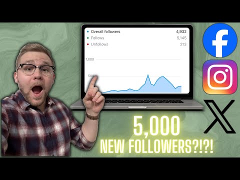 Grow 5,000 Followers PER MONTH With Social Media Marketing [Video]