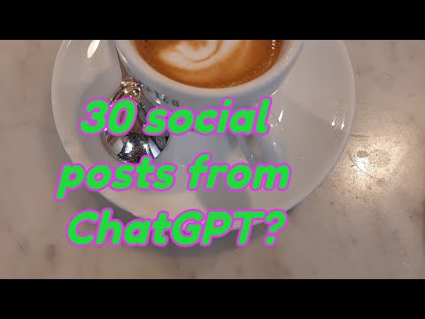 7: Marketing research for small business owner clients with ChatGPT [Video]
