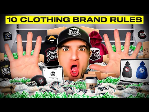 MUST KNOW Before Starting A Clothing Brand | 10 Secrets For Clothing Brand Startups [Video]