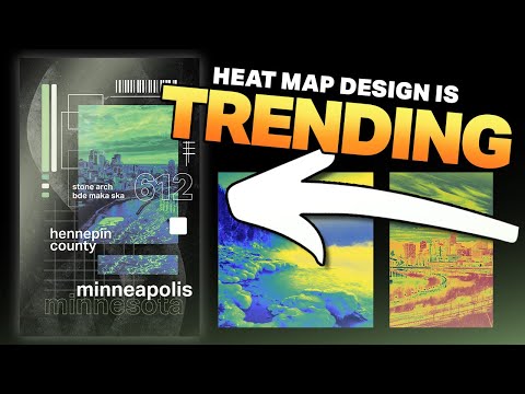NEW Graphic Design Trend 2024: Heat Maps?? [Video]
