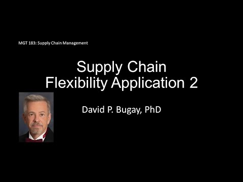 Supply Chain Flexibility Application 2 [Video]