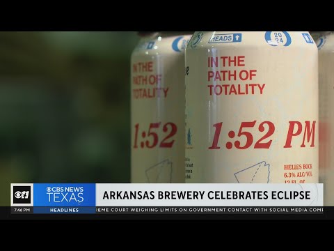 Brewery creates special beer to celebrate solar eclipse [Video]