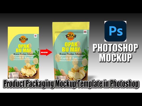 How To Create a Product Packaging Mockup Template in Photoshop [Video]