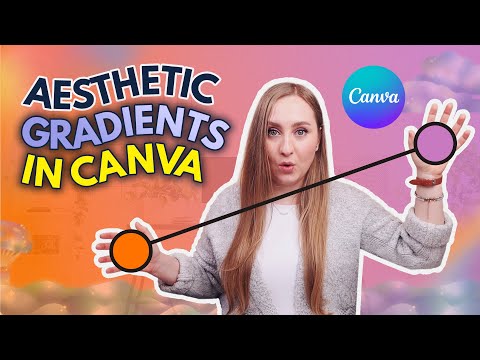 How to Create Stunning Designs with Canva Gradients | Easy Canva Gradient Text Effect [Video]