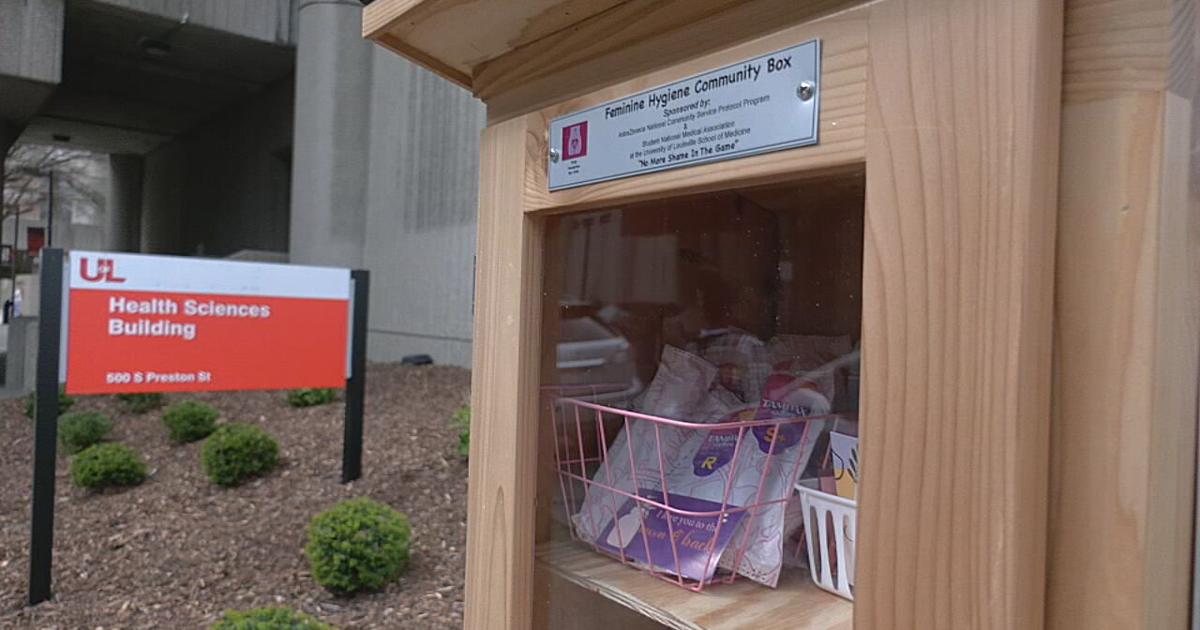 Feminine Hygiene Community Boxes unveiled in downtown Louisville promote women’s health, wellness | News from WDRB [Video]
