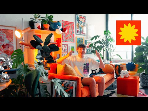 a graphic designer’s apartment tour | prints, plants, funny man [Video]
