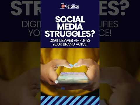 Social Media Struggles? DigitilizeWeb amplifies your brand voice! [Video]