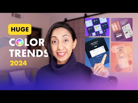 These color palettes will be HUGE in 2024! | UI, Web, Graphic Design [Video]
