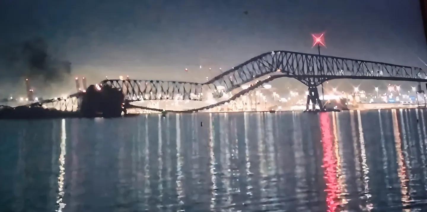 Baltimore’s Francis Scott Key Bridge crumbles: Massive Ship Collision Triggers Collapse [Video]