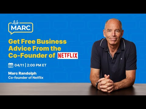 Ask Marc Randolph (Co-Founder of Netflix) – Live Q&A April [Video]