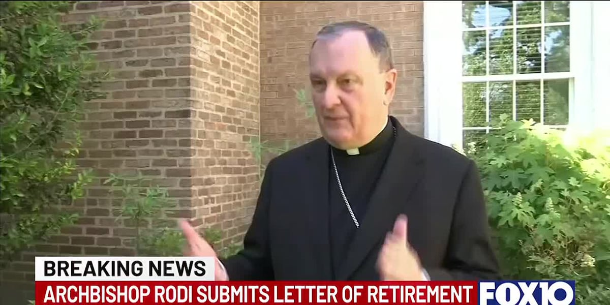 Archbishop Rodi submits required letter of retirement, remains archbishop of Mobile [Video]