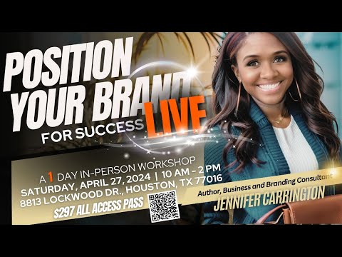 Position Your Brand for Success LIVE [Video]