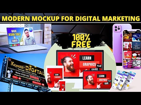 How to Create Modern Mockup for Digital Marketing [Video]