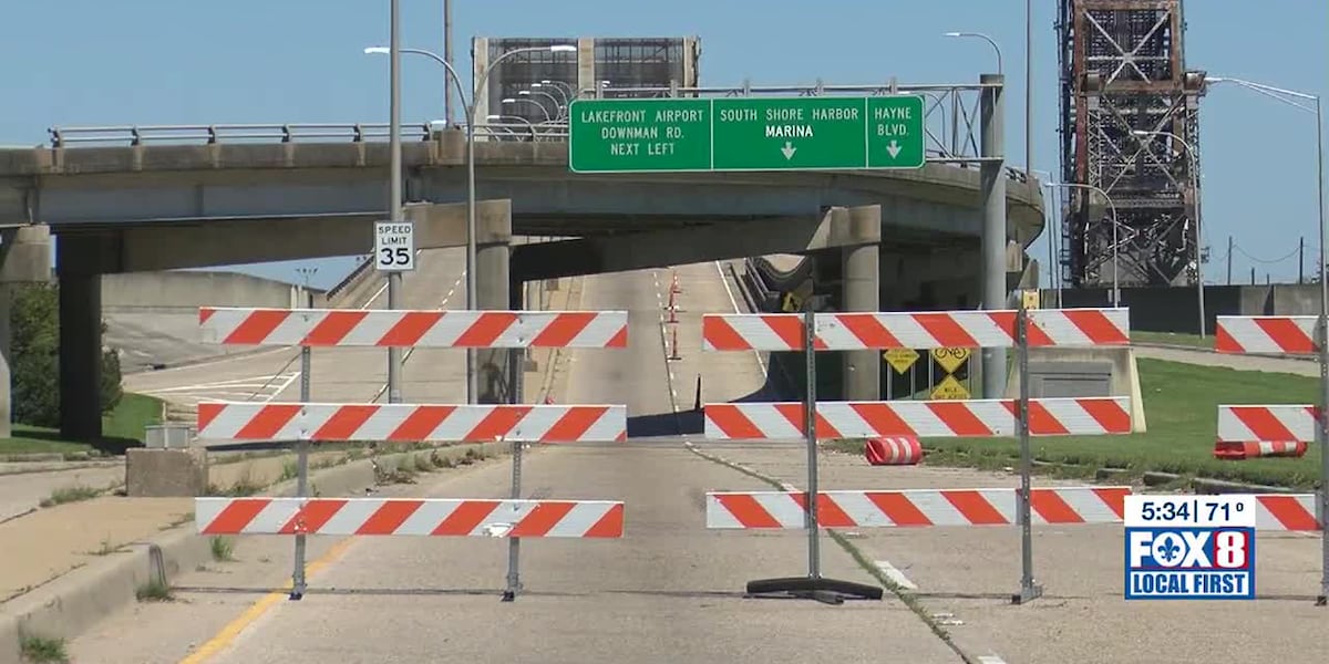 DOTD closes multiple bridges in the New Orleans region [Video]