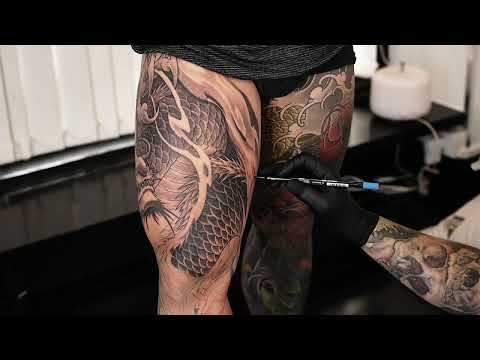 The Warrior Dragon: From Concept to Skin | Tattoo Design Process with Trung Tadashi [Video]