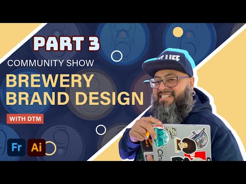 Adobe Live Brewery Brand Design w DTM SKETCH TO VECTOR SERIES EP 3 [Video]