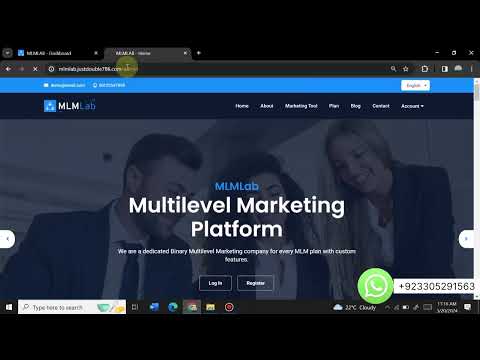Create Complete Mlm(Multi Level Marketing) Website With Admin Panel Using Mlm Lab 2.5 Script [Video]