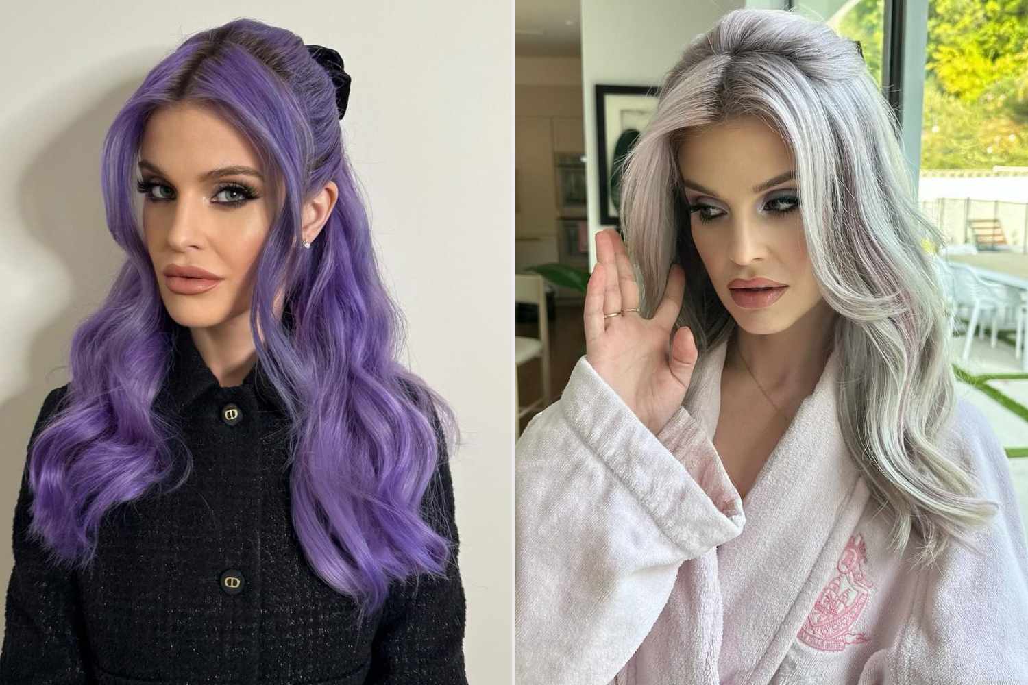 Kelly Osbourne Debuts New Hair Color  See the Bold Silver Look! [Video]