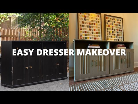 EASY Flutted Dresser Makeover [Video]