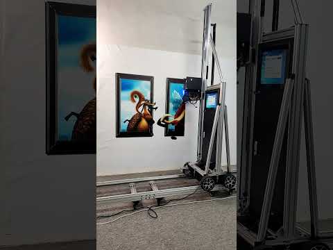 3d vertical wall printer #wallprinter #business #wallpainting #printingbusiness #3d#iceage [Video]