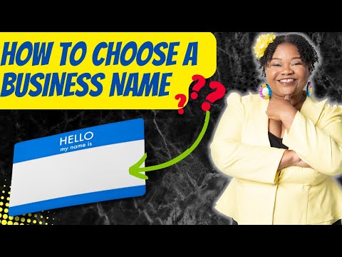 How to Choose a Business Name |  Start A Business Marketing Strategies, Entrepreneurship motivation [Video]