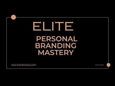 Elite Personal Branding Mastery – Propel Your Success to New Heights(premium course) [Video]