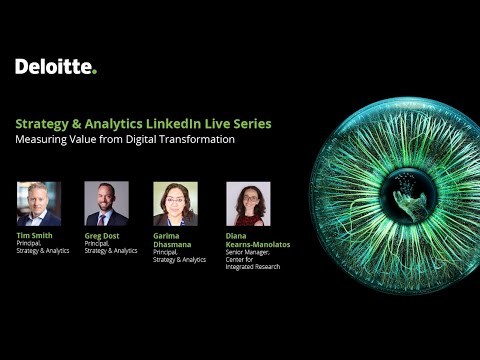 Strategy & Analytics LinkedIn Live Series – Measuring Value from Digital Transformation [Video]