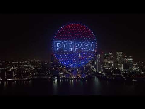 Pepsi launches new brand identity with drone show | SKYMAGIC [Video]