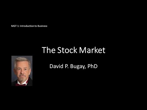 The Stock Market [Video]
