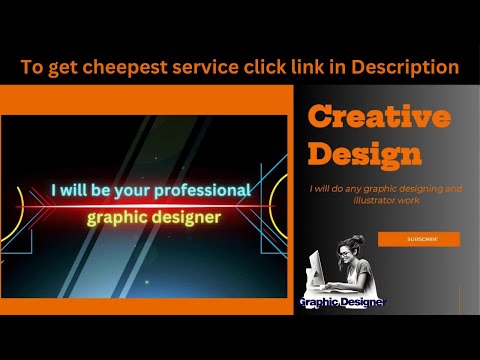 I will be your professional graphic designer [Video]