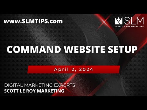 New! Command Website Setup 4/2 [Video]