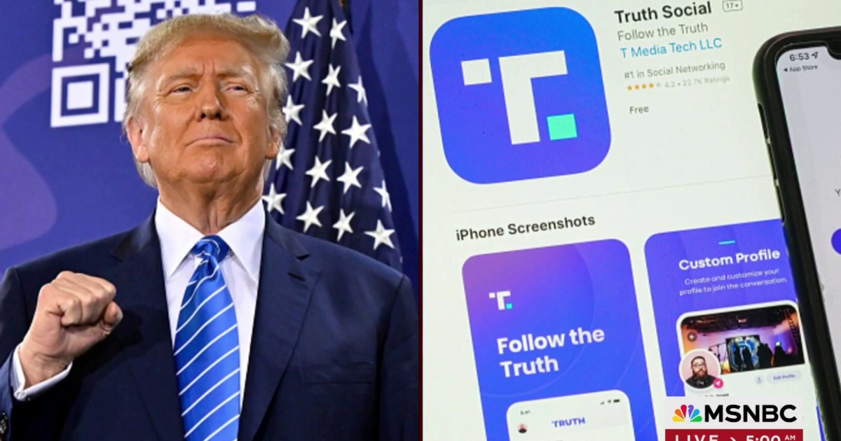 ‘Is this not the Trumpiest story of all time?’ Trump sues Truth Social co-founders [Video]