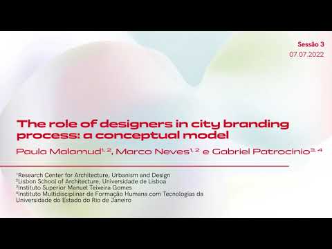 The role of designers in city branding process: A conceptual model – EIMAD ’22 [Video]