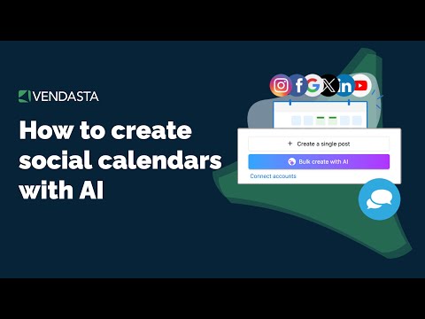 How to Create Social Media Marketing Calendars using AI | Vendasta Tutorial [Video]