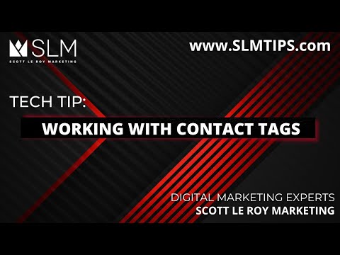 Tech Tip: Working with Contact Tags [Video]
